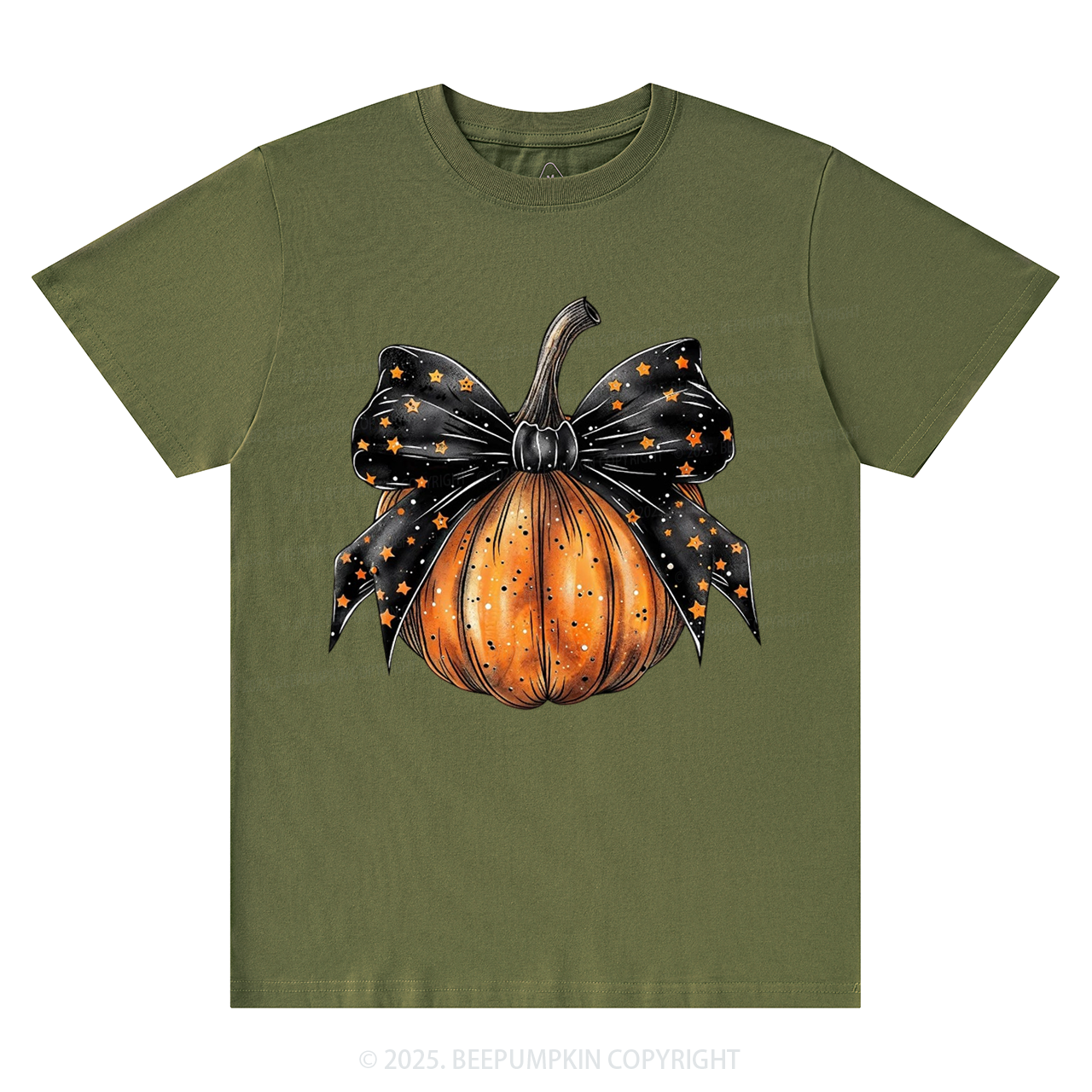 Stars Bow Halloween T-Shirts Beepumpkin
