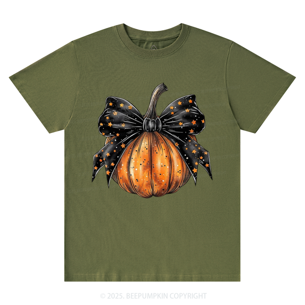 Stars Bow Halloween T-Shirts Beepumpkin
