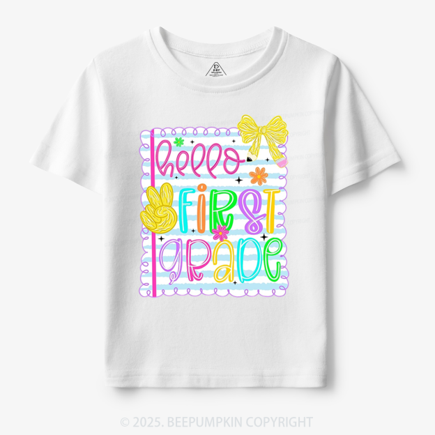 Personalized Back-To-School Greetings Toddler&Kid's Tees Beepumpkin