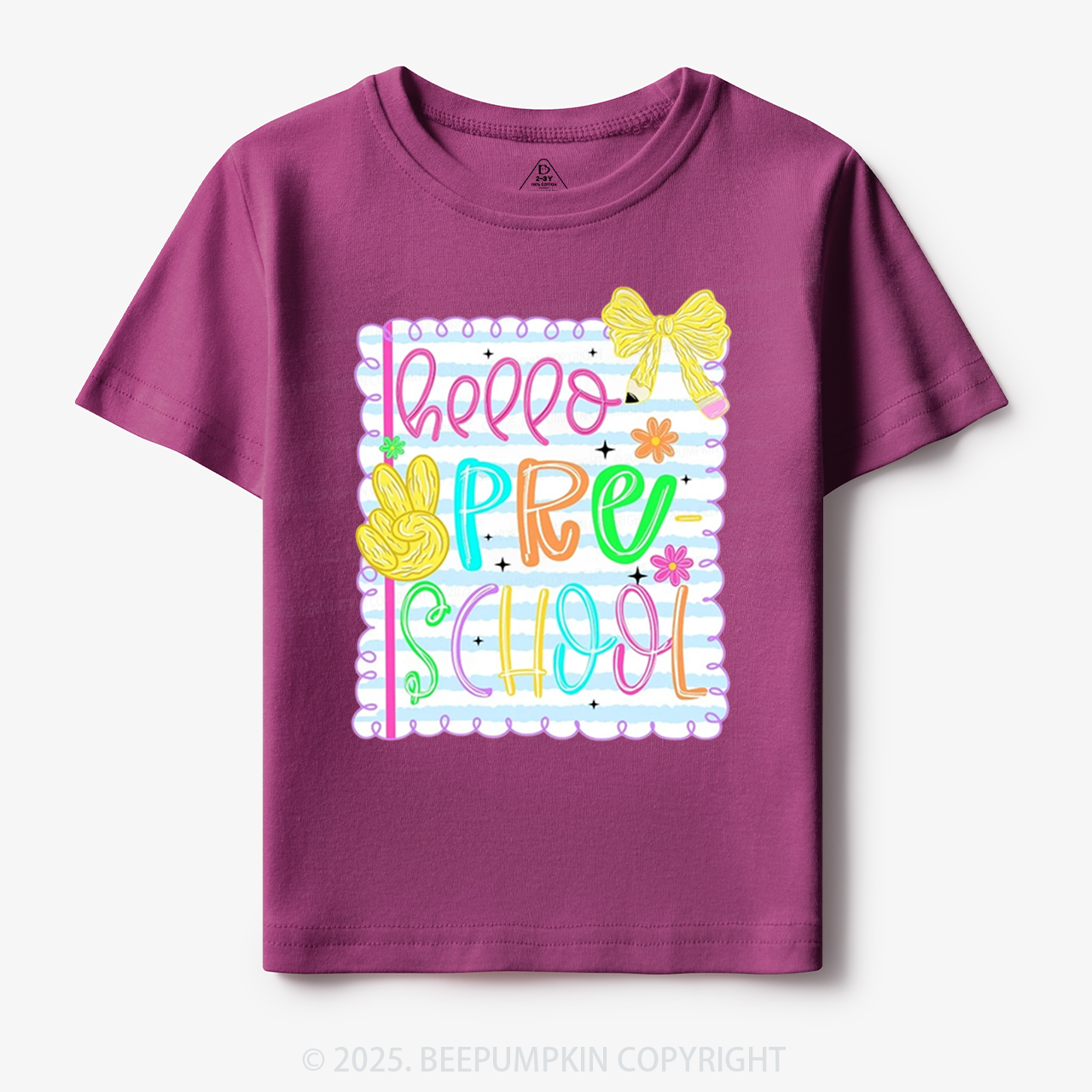 Personalized Back-To-School Greetings Toddler&Kid's Tees Beepumpkin