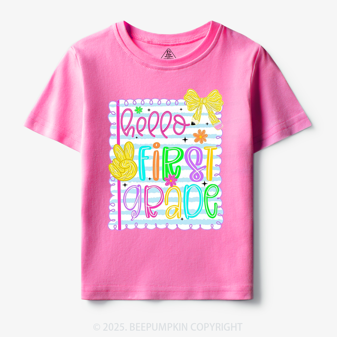 Personalized Back-To-School Greetings Toddler&Kid's Tees Beepumpkin