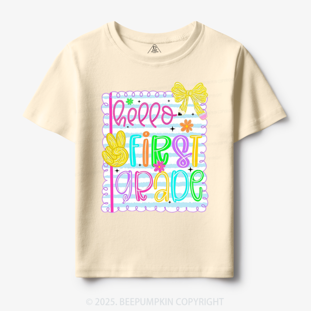 Personalized Back-To-School Greetings Toddler&Kid's Tees Beepumpkin