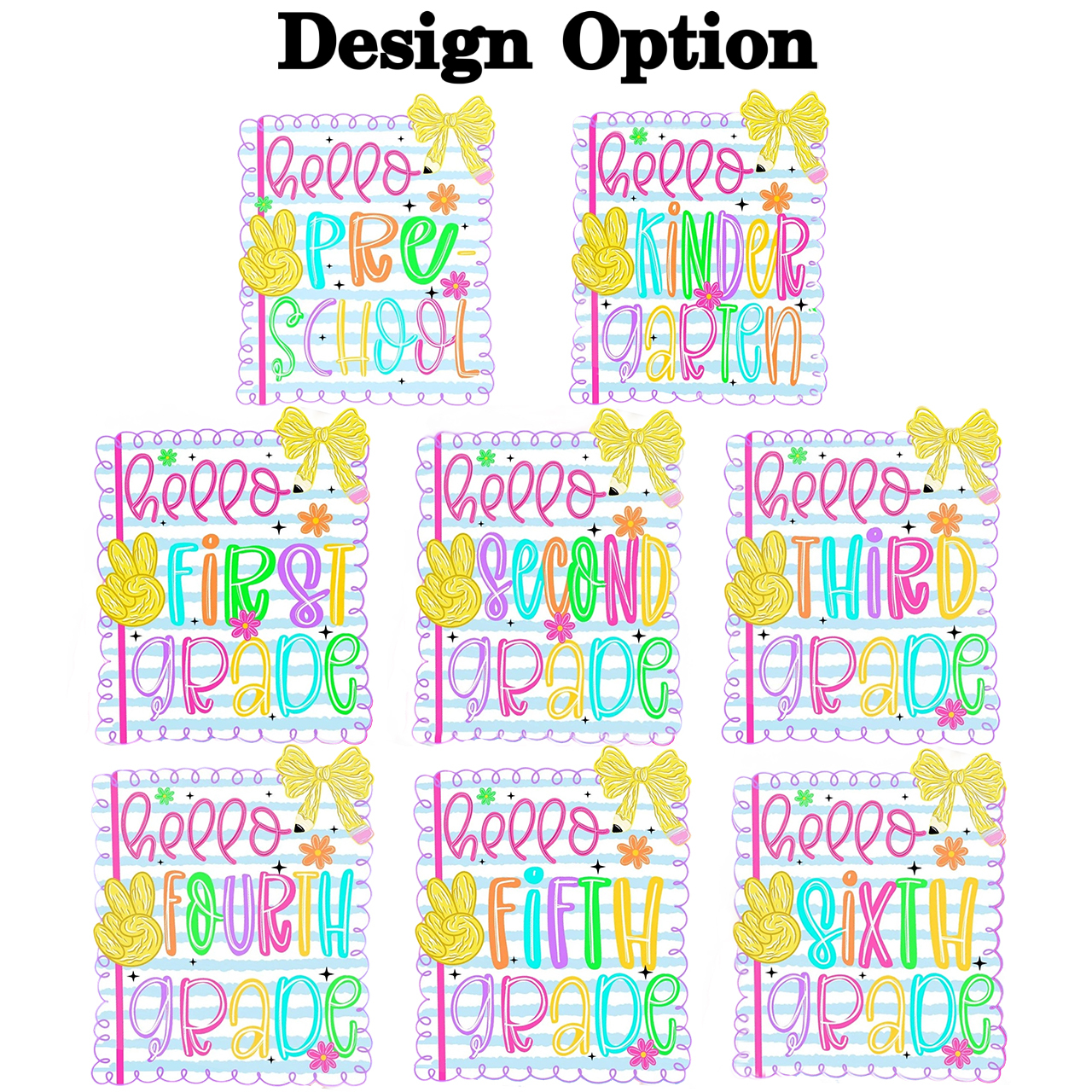 Personalized Back-To-School Greetings Kid's Sweatshirt