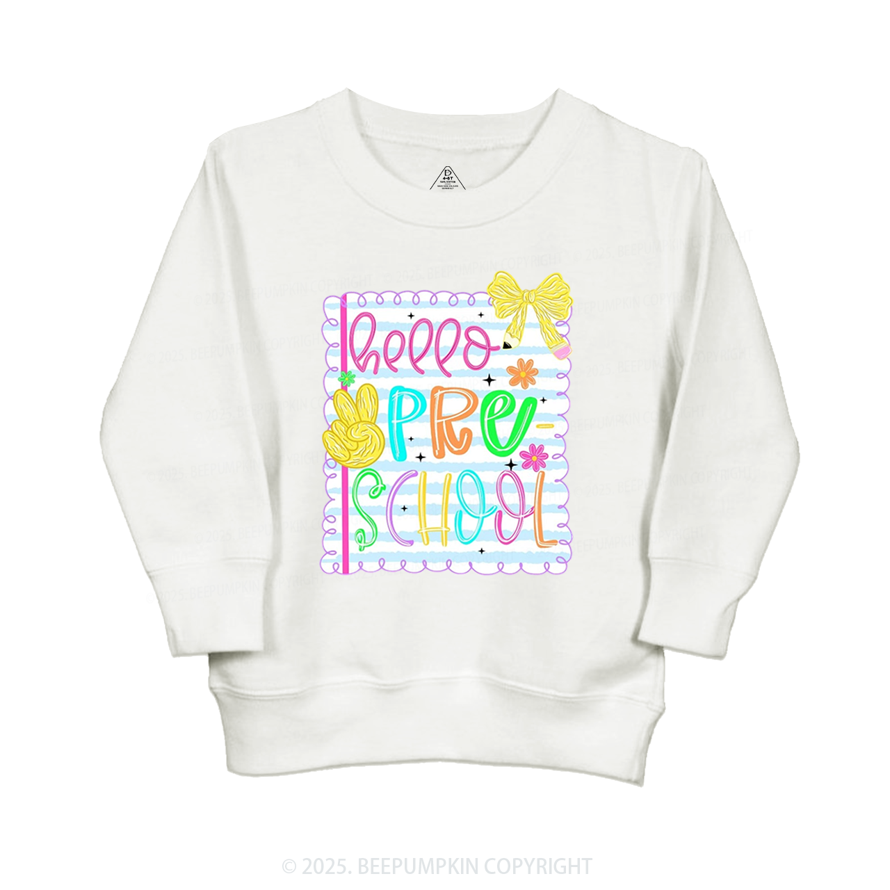Personalized Back-To-School Greetings Kid's Sweatshirt