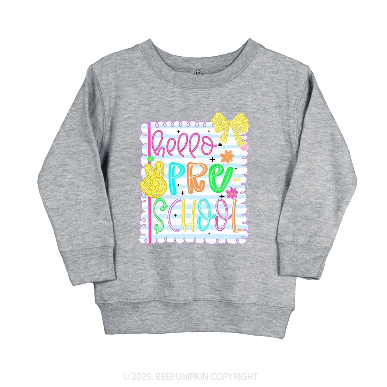 Personalized Back-To-School Greetings Kid's Sweatshirt