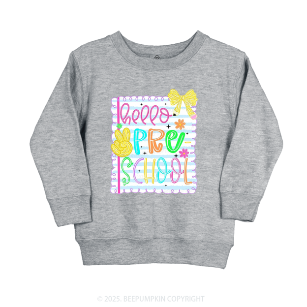 Personalized Back-To-School Greetings Kid's Sweatshirt