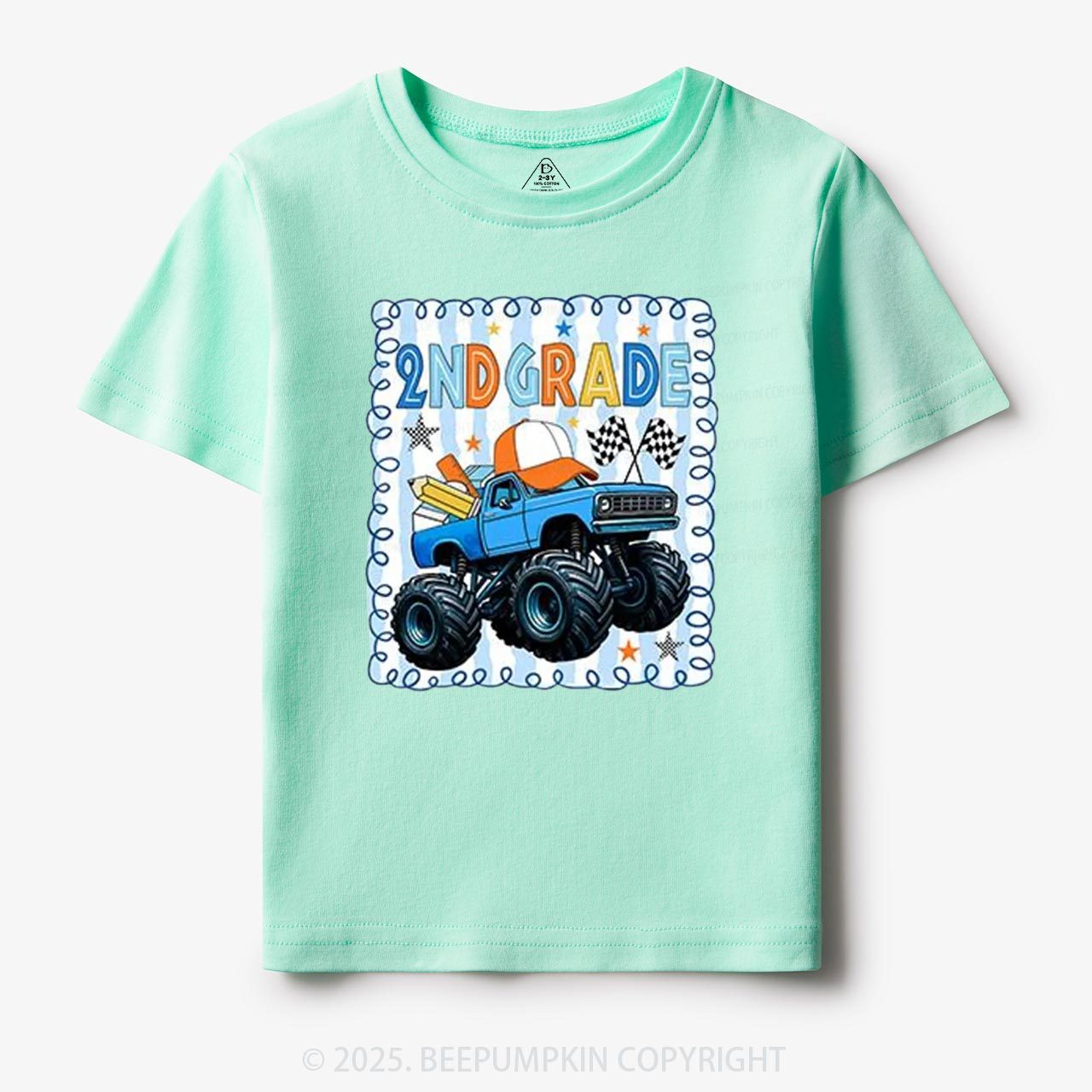 Personalized Truck For Boy Toddler&Kid's Tees Beepumpkin