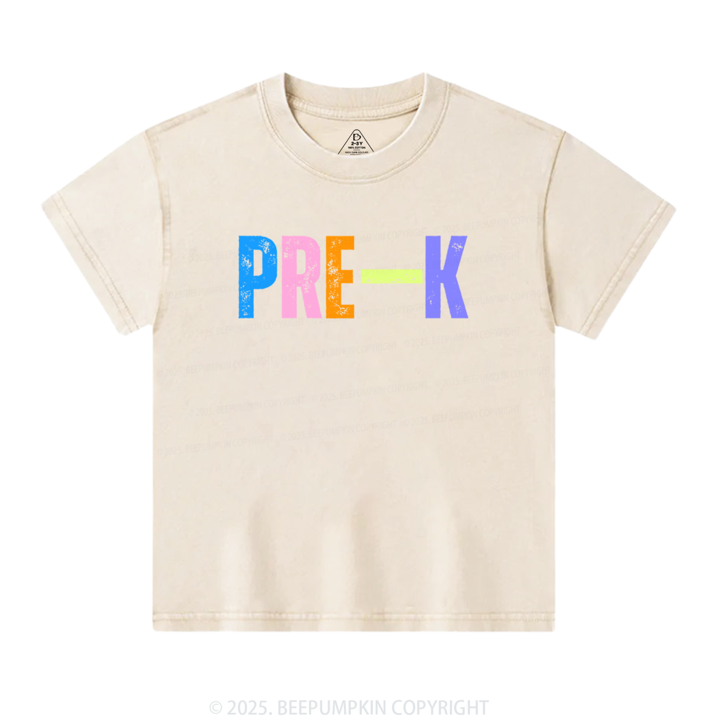 Personalized Neon Sublimation Toddler&Kids Washed Tees