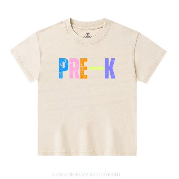 Personalized Neon Sublimation Toddler&Kids Washed Tees