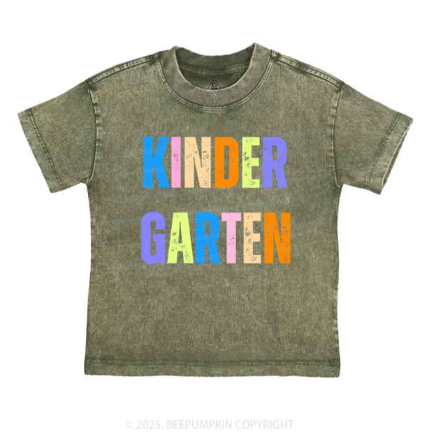 Personalized Neon Sublimation Toddler&Kids Washed Tees