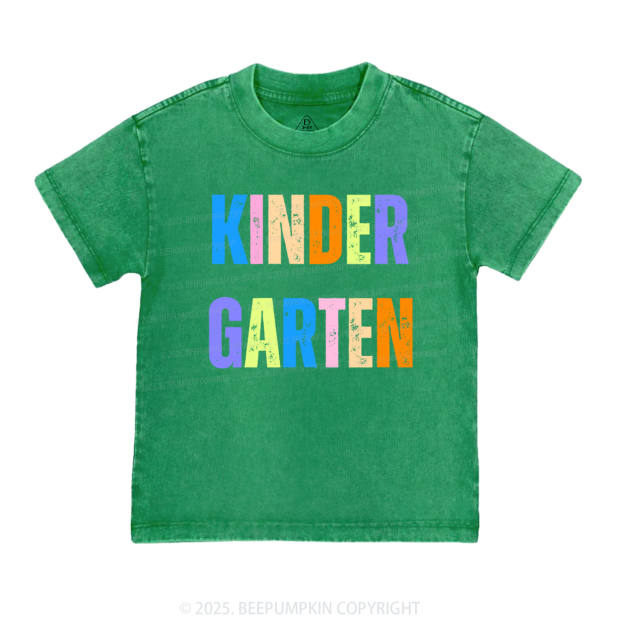 Personalized Neon Sublimation Toddler&Kids Washed Tees