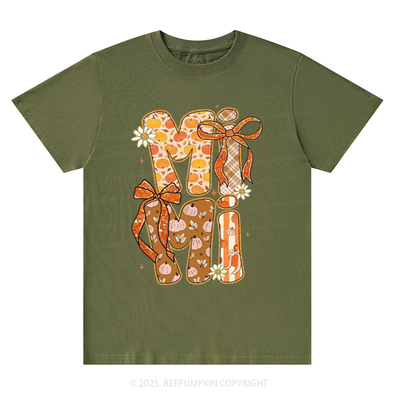 Glitter Pumpkin Mama T-Shirts Beepumpkin