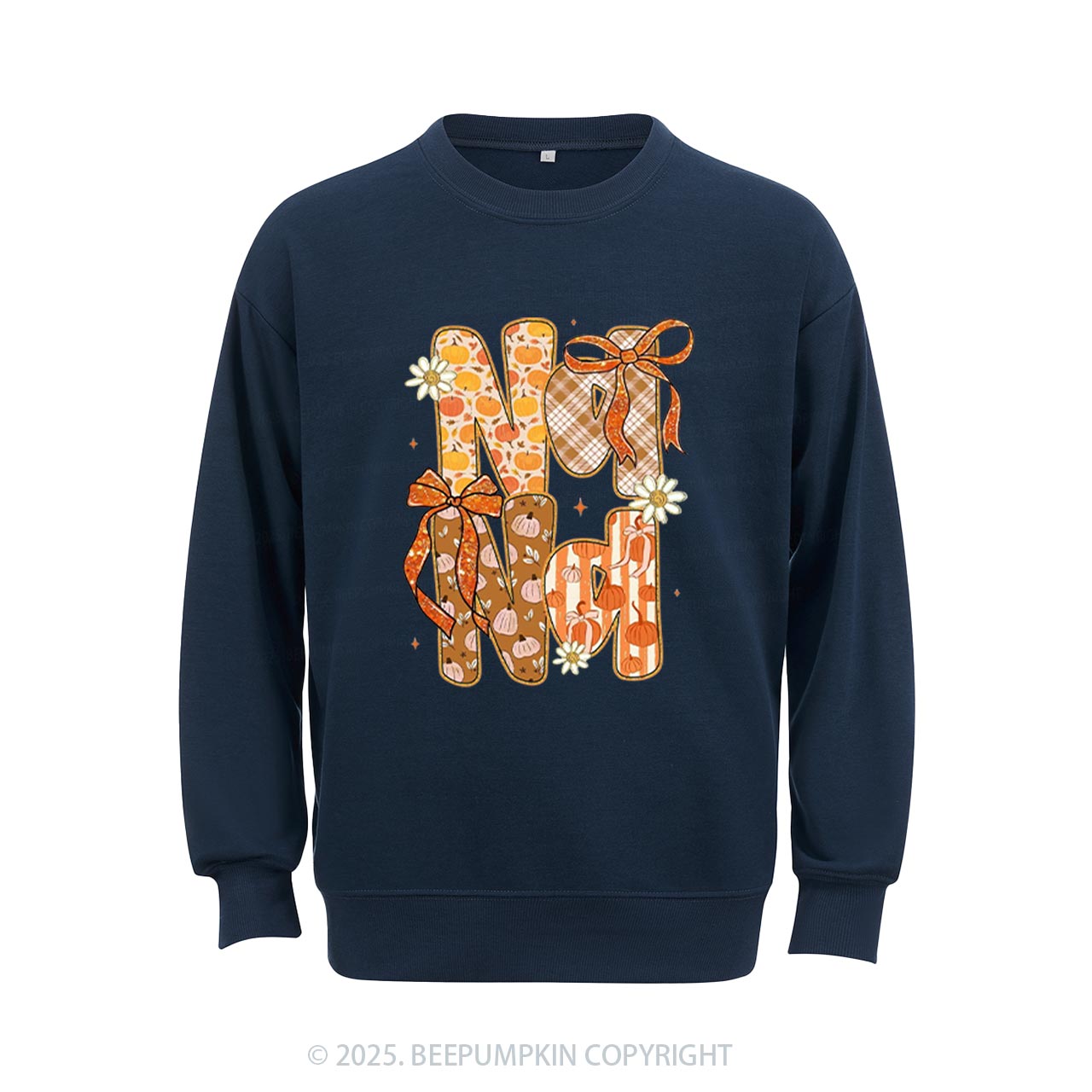 Personalized Glitter Pumpkin Sweatshirt Beepumpkin
