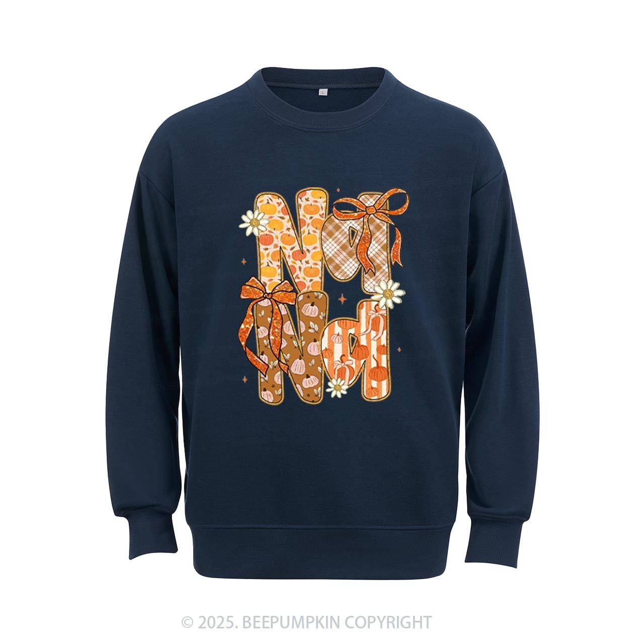 Personalized Glitter Pumpkin Sweatshirt Beepumpkin
