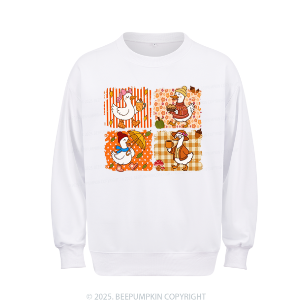 Silly Goose Autumn Sweatshirt Beepumpkin