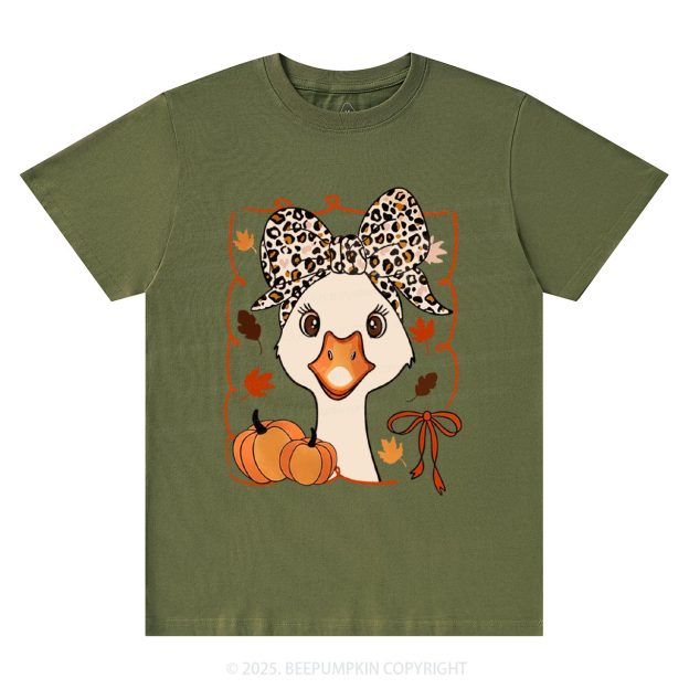 Leopard Bows T-Shirts Beepumpkin