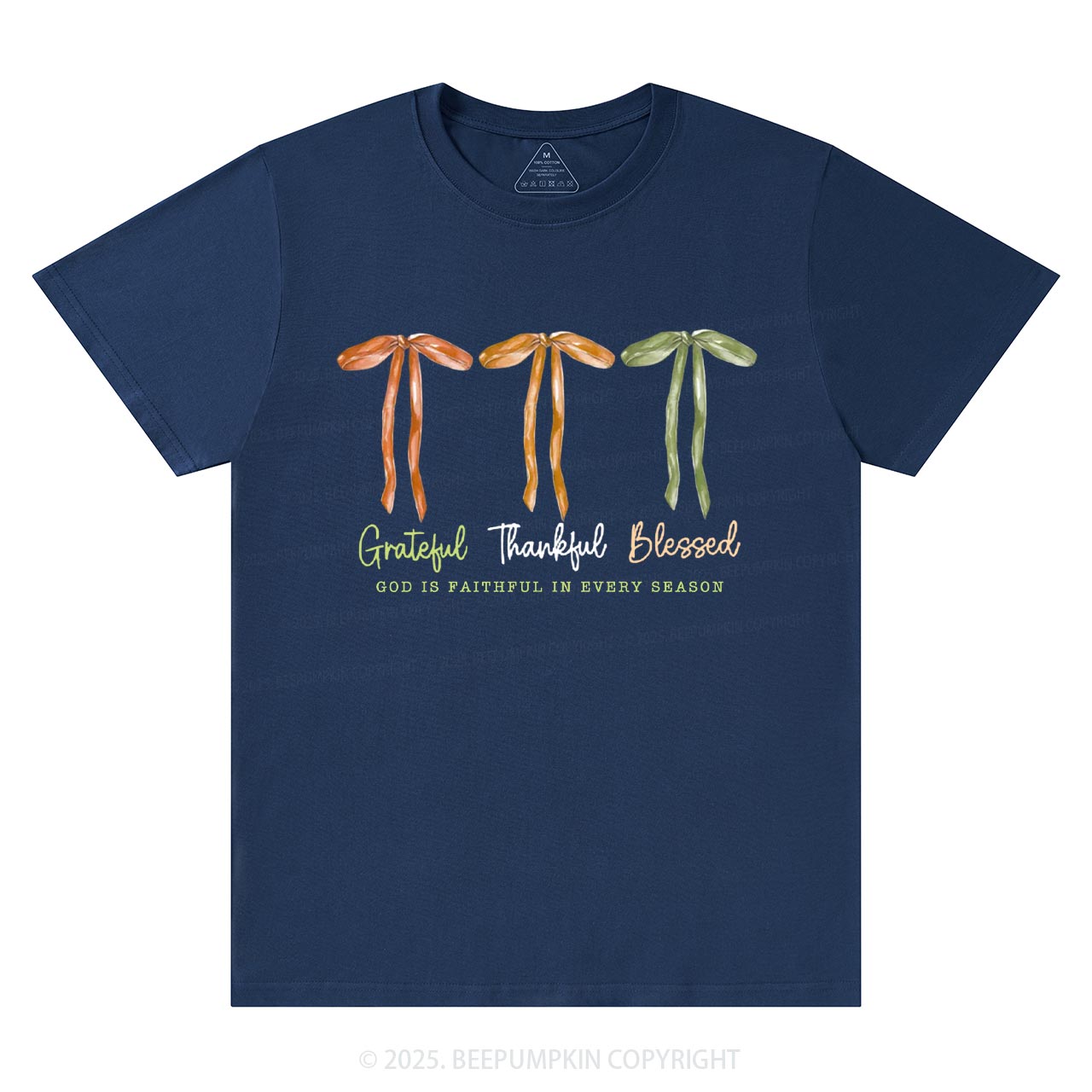 Grateful Thankful Blessed T-Shirts Beepumpkin