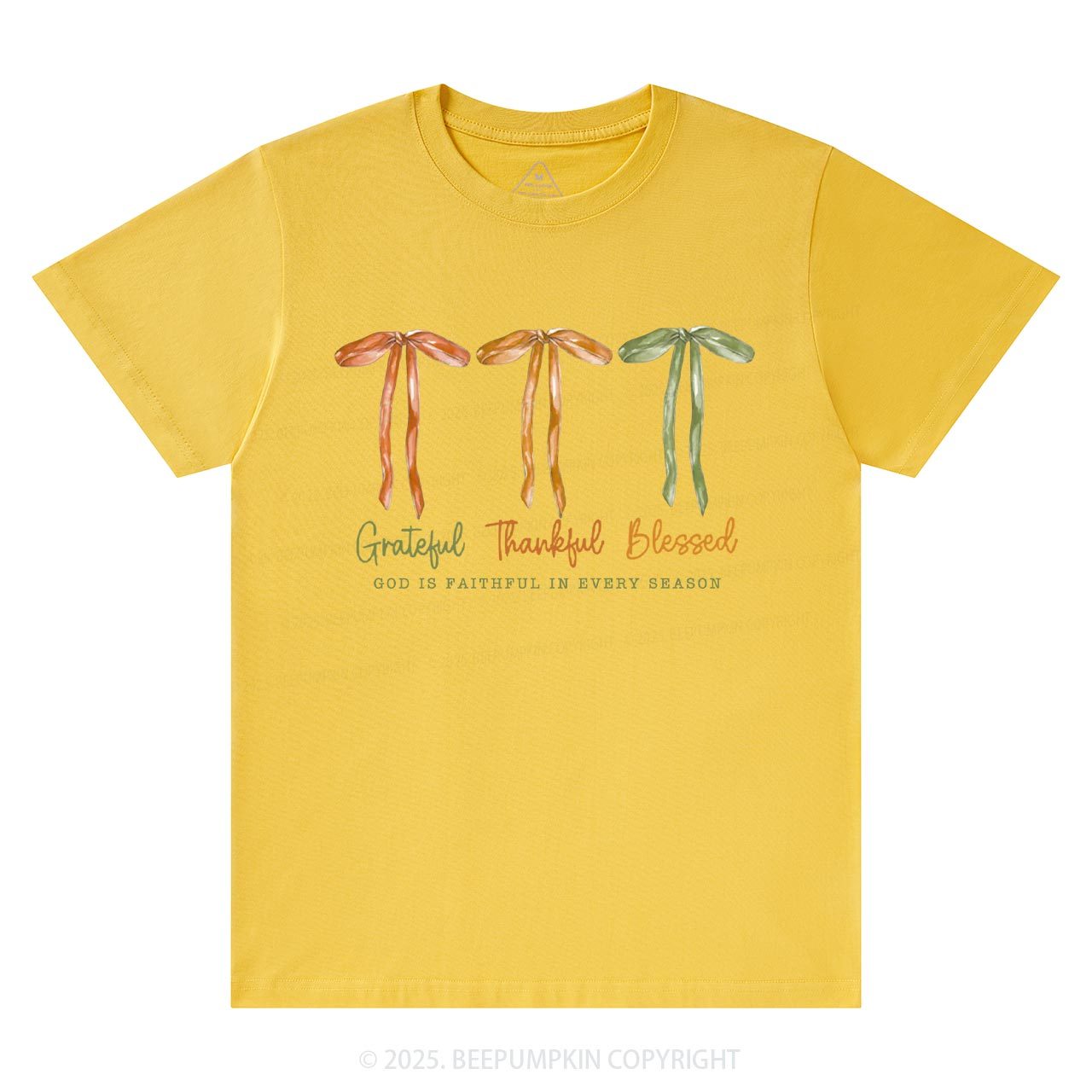 Grateful Thankful Blessed T-Shirts Beepumpkin