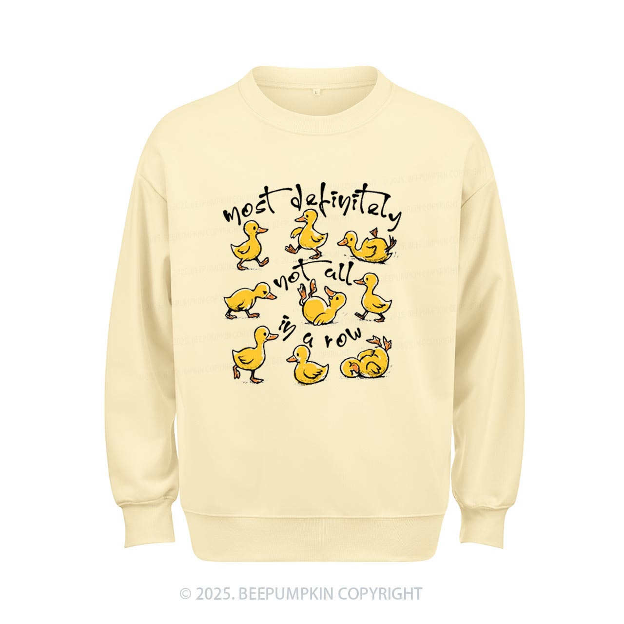 Funny Ducks Not All In A Row Sweatshirt Beepumpkin
