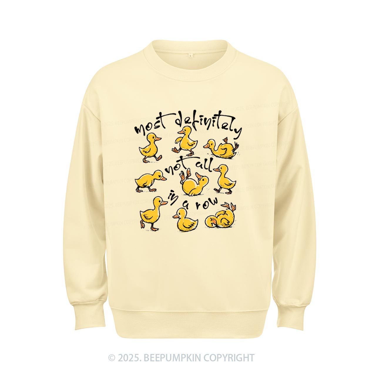 Funny Ducks Not All In A Row Sweatshirt Beepumpkin