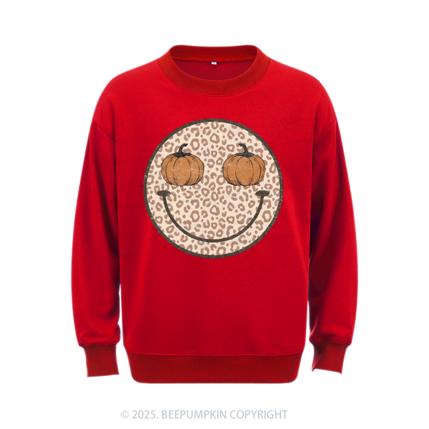 Pumpkin Smiley Face Sweatshirt Beepumpkin