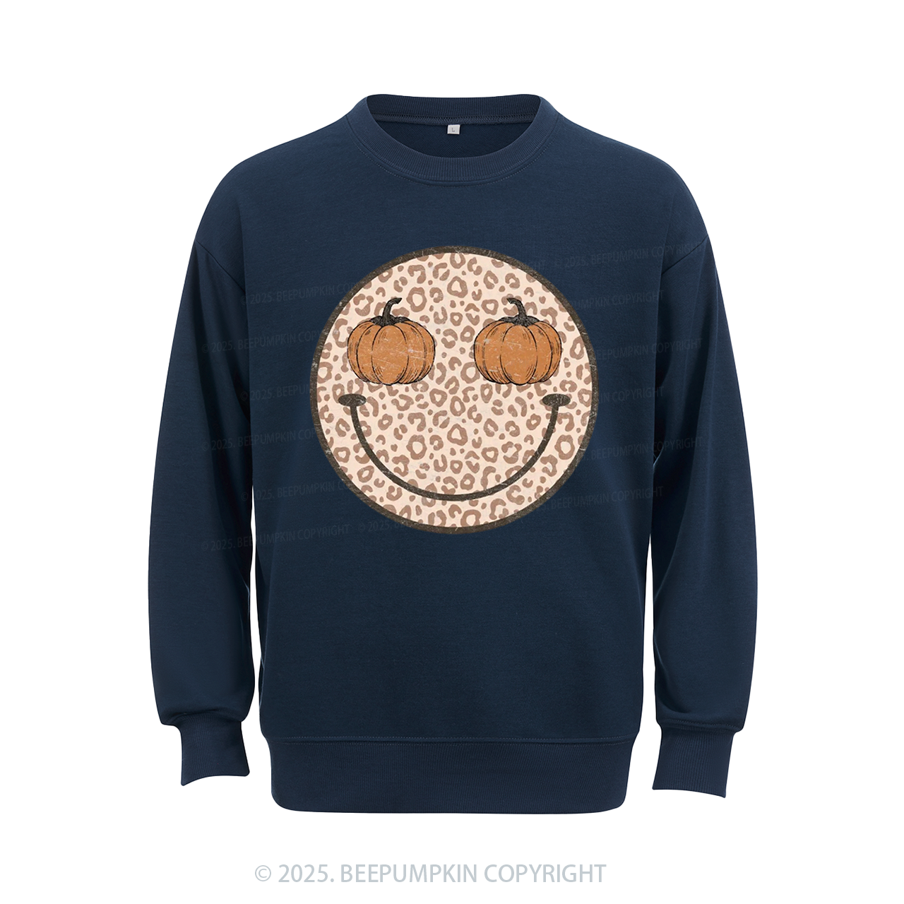 Pumpkin Smiley Face Sweatshirt Beepumpkin