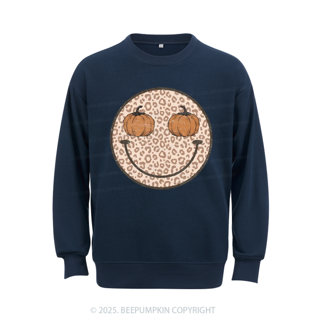 Pumpkin Smiley Face Sweatshirt Beepumpkin