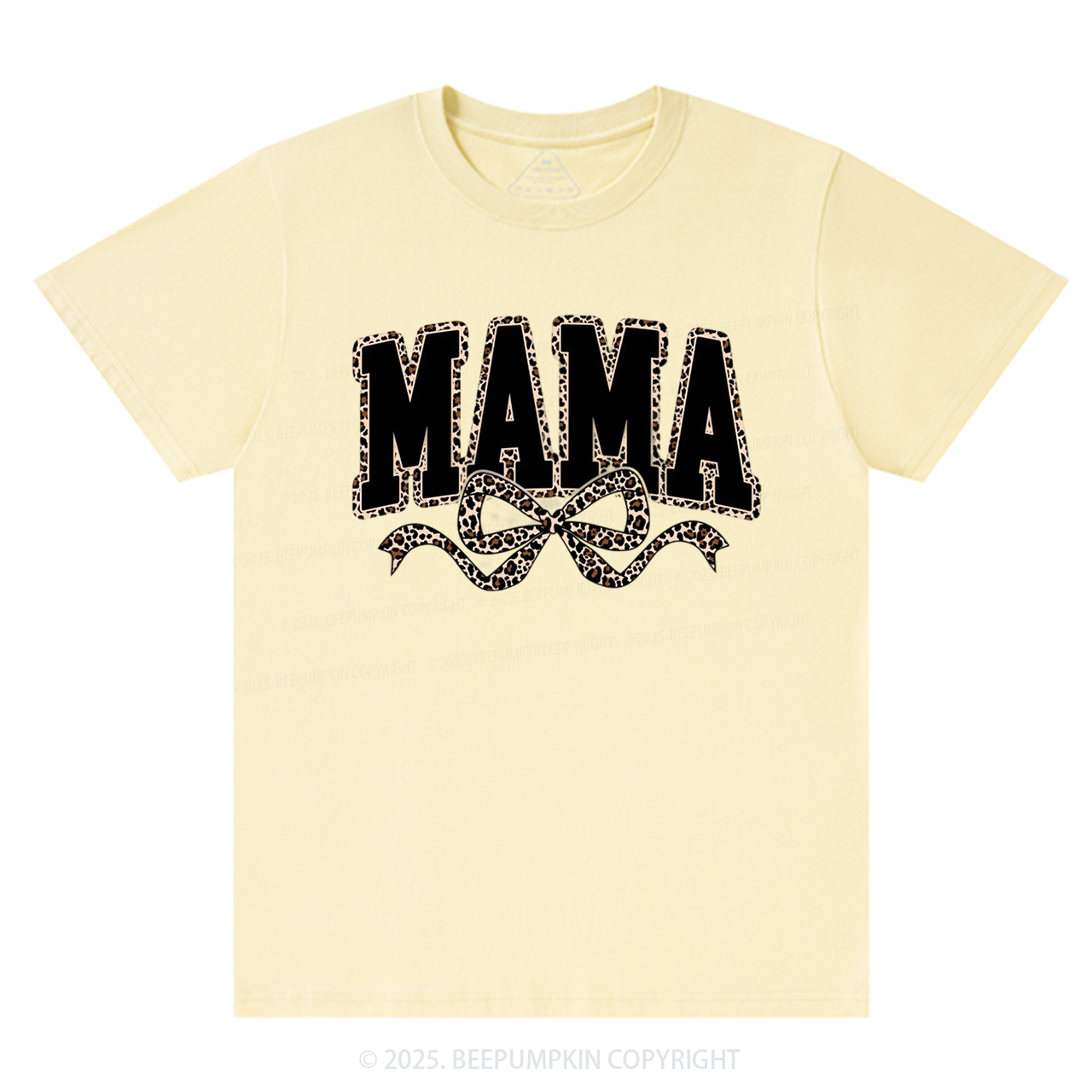 Mama Leopard Coquette Bow T-Shirts Beepumpkin