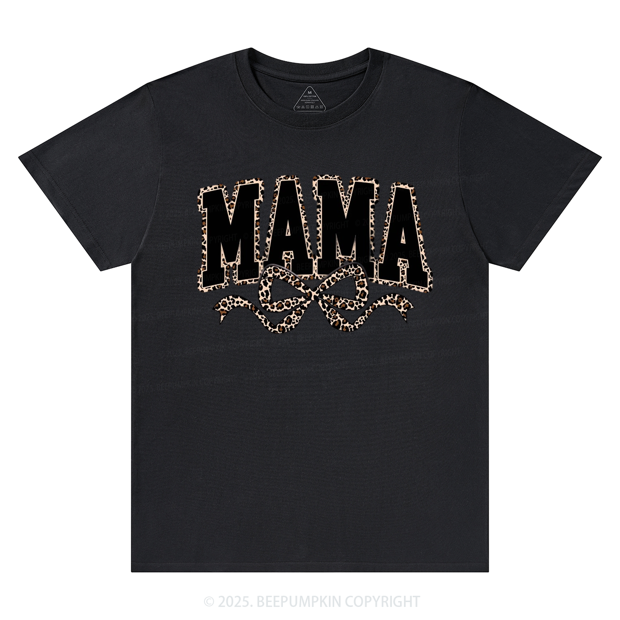 Mama Leopard Coquette Bow T-Shirts Beepumpkin