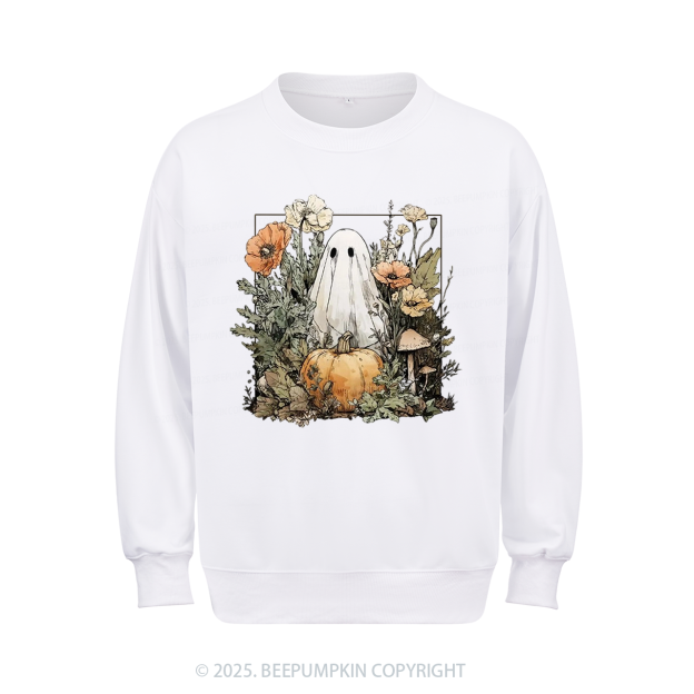 Halloween Fall Ghost Sweatshirt Beepumpkin