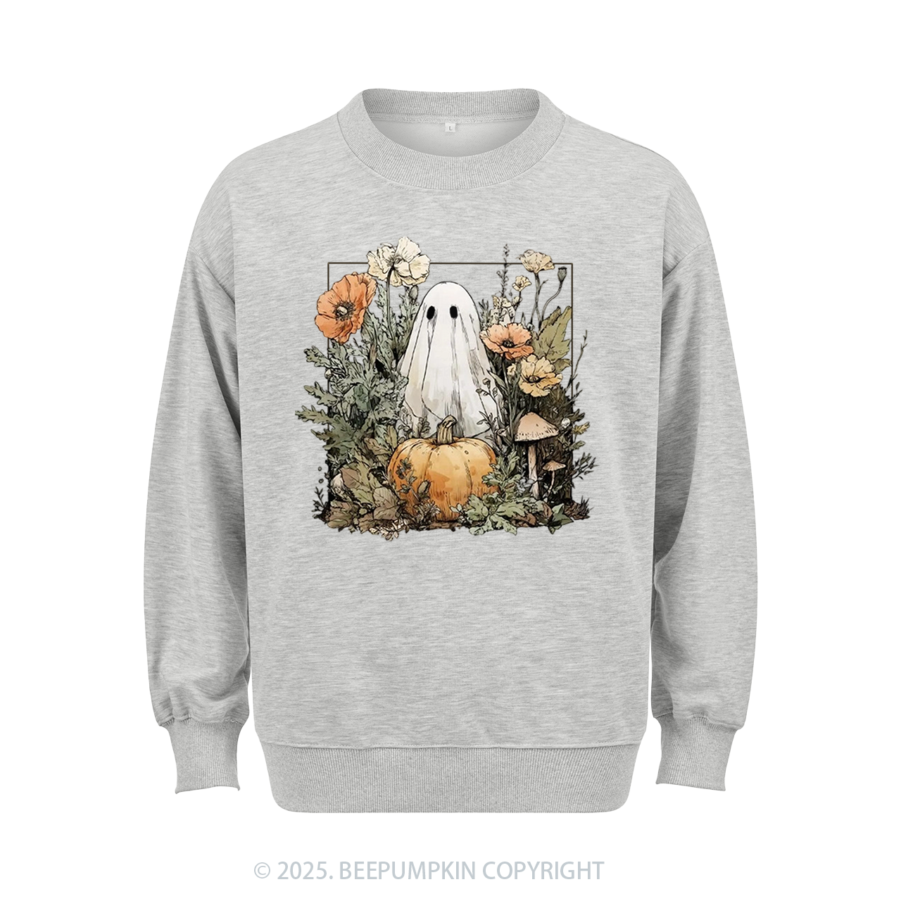 Halloween Fall Ghost Sweatshirt Beepumpkin