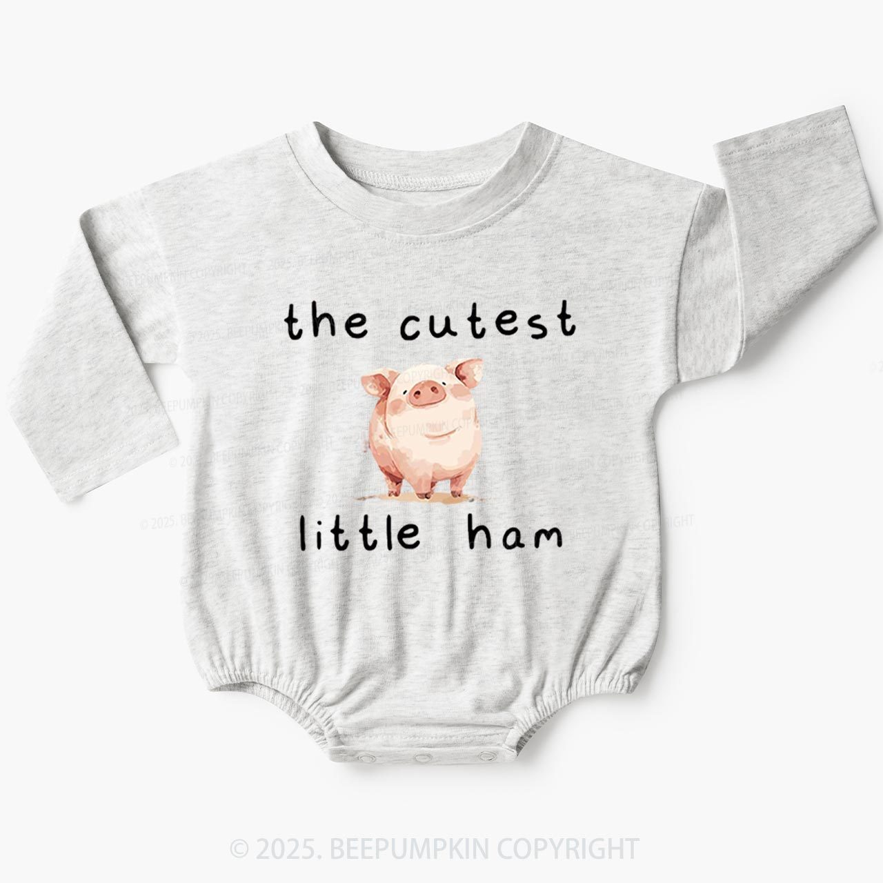 Cutest Little Ham Baby Bubble Romper Beepumpkin Sale-Beepumpkin™