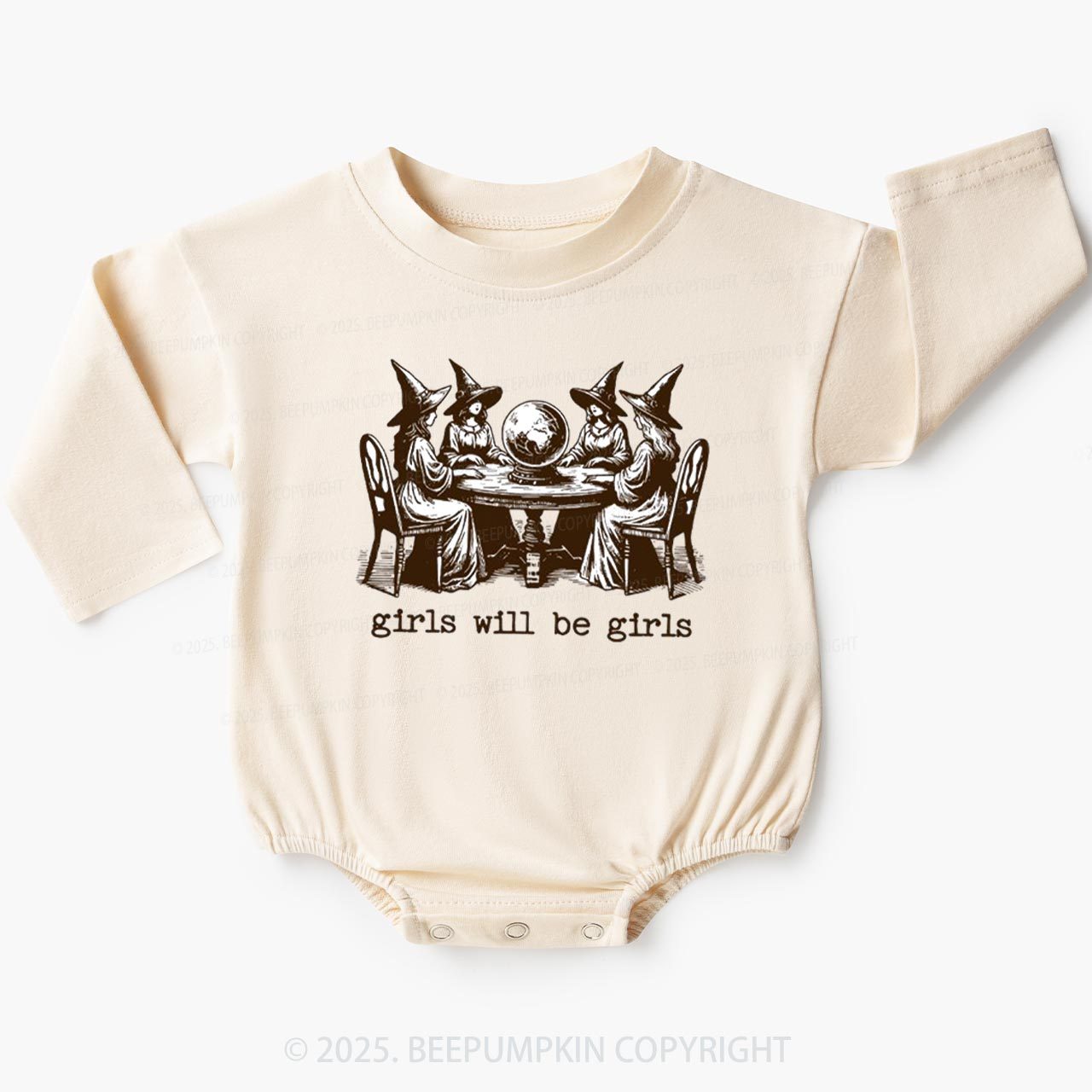 Girls Will Be Girls Baby Bubble Romper Beepumpkin