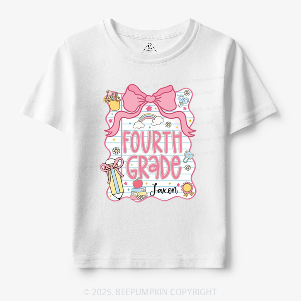 Personalized Sweet School Journey Toddler&Kid's Tees Beepumpkin