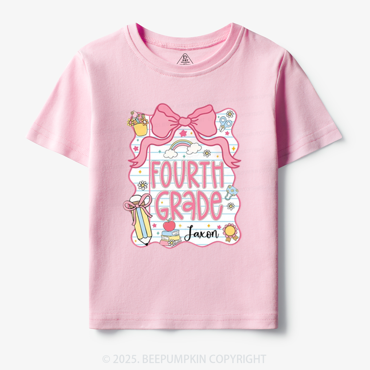Personalized Sweet School Journey Toddler&Kid's Tees Beepumpkin