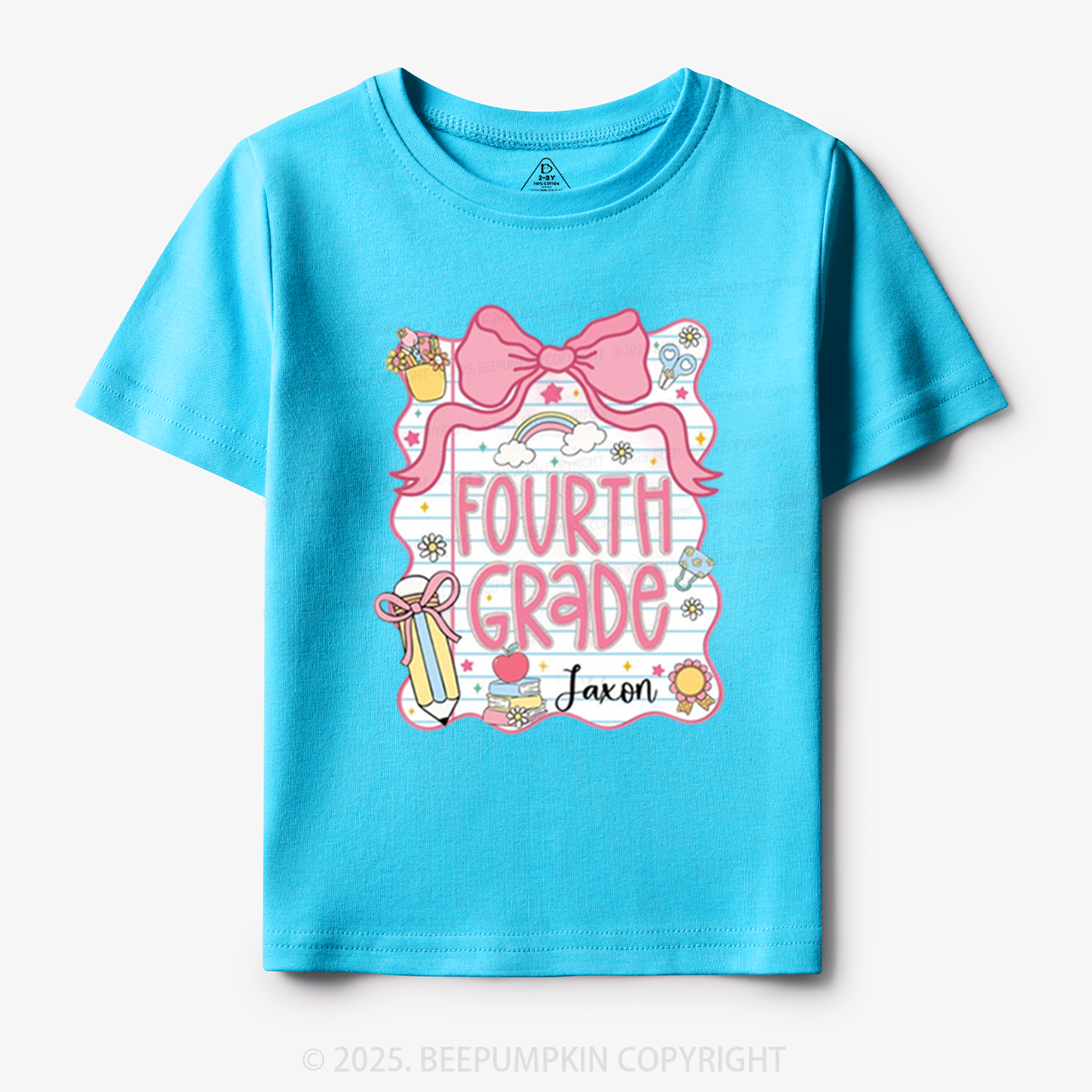 Personalized Sweet School Journey Toddler&Kid's Tees Beepumpkin