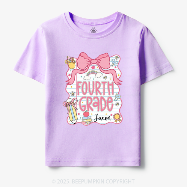 Personalized Sweet School Journey Toddler&Kid's Tees Beepumpkin