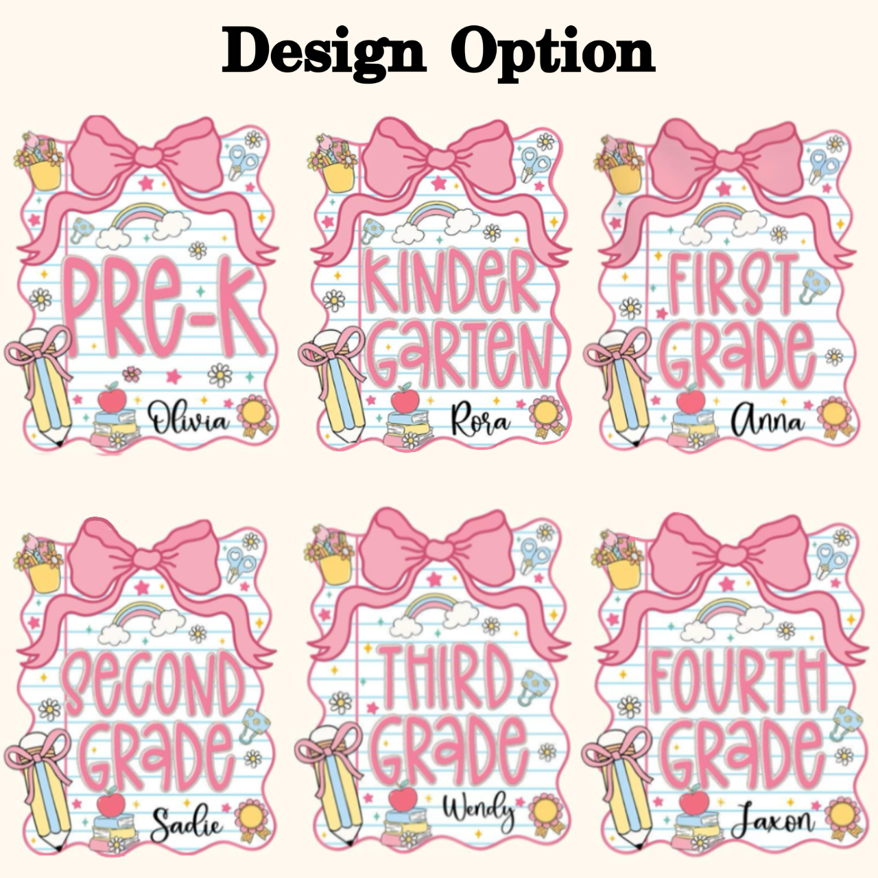 Personalized Sweet School Journey Kid's Sweatshirt