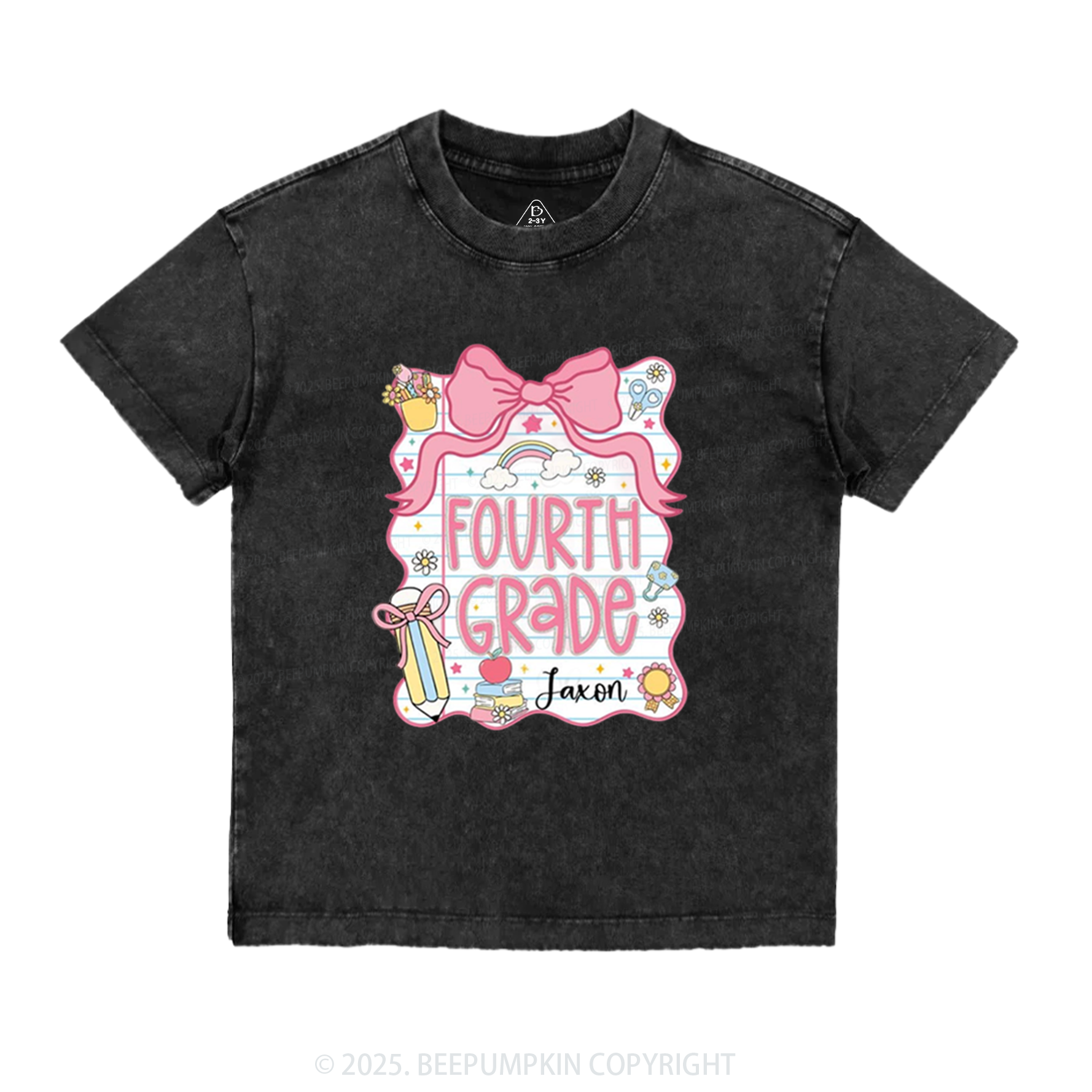 Personalized Sweet School Journey Toddler&Kids Washed Tees