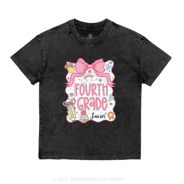Personalized Sweet School Journey Toddler&Kids Washed Tees