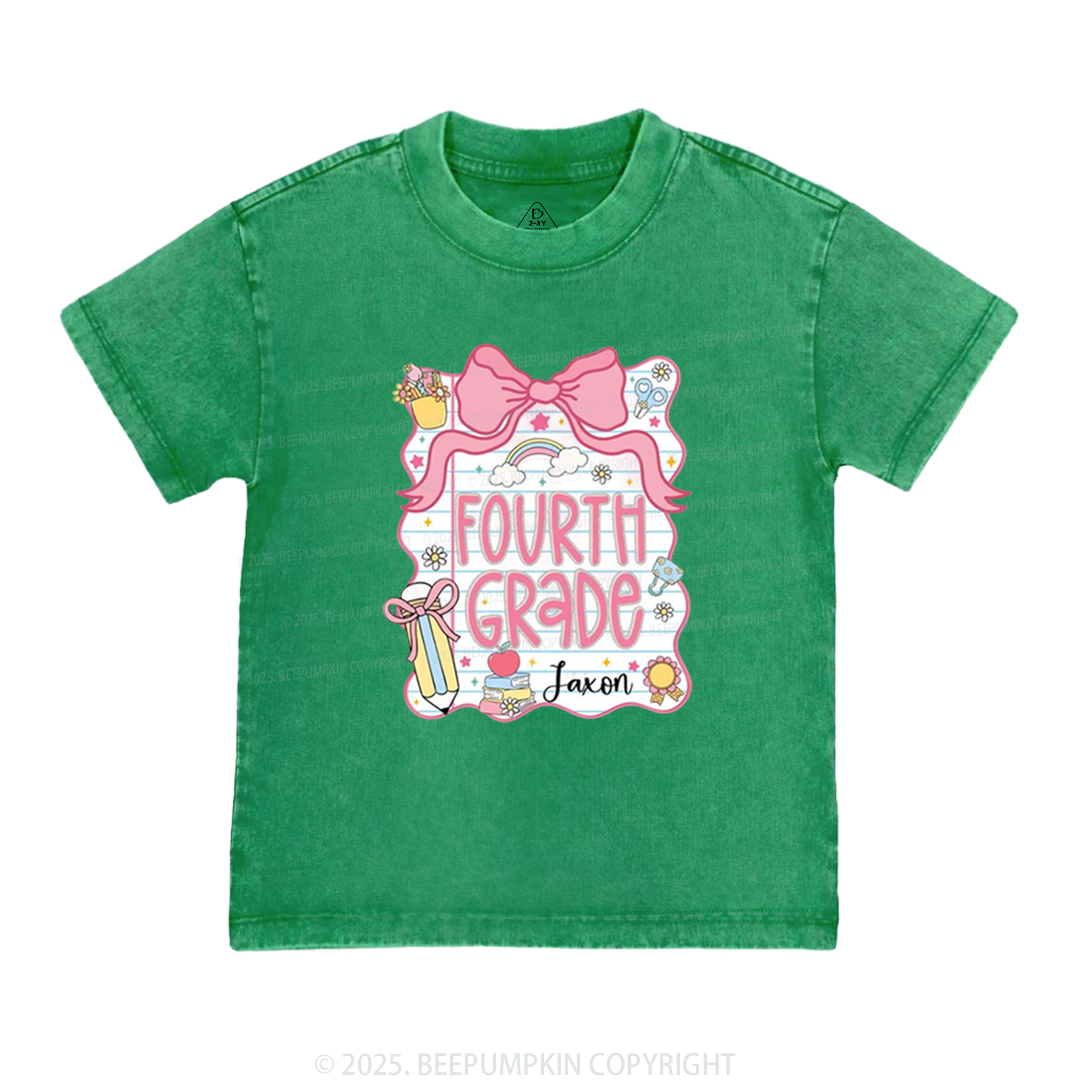 Personalized Sweet School Journey Toddler&Kids Washed Tees