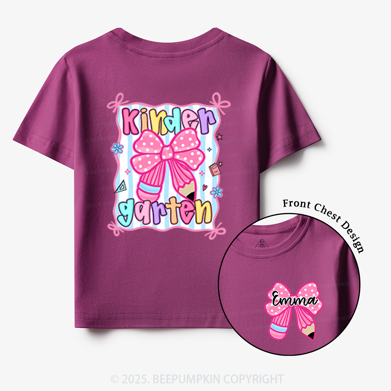 Personalized Playful Days Toddler&Kid's Tees Beepumpkin
