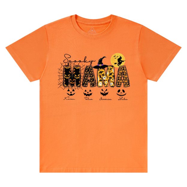 Personalized Spooky Mama T-Shirts Beepumpkin