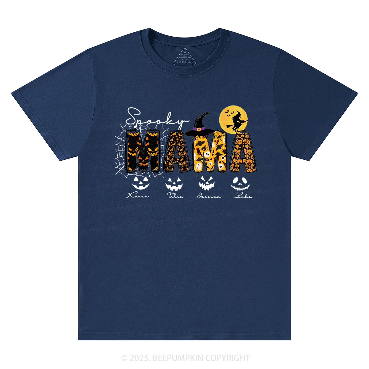 Personalized Spooky Mama T-Shirts Beepumpkin