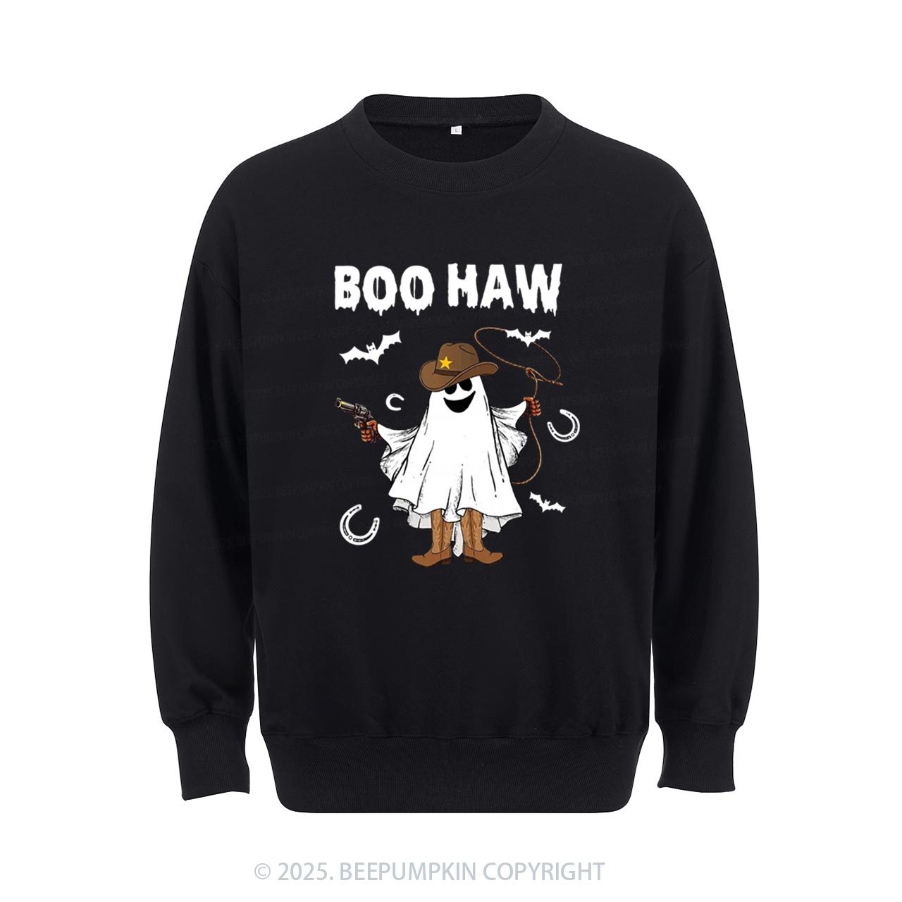 Boo Haw Halloween Sweatshirt Beepumpkin
