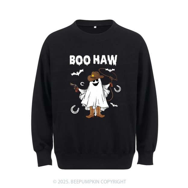 Boo Haw Halloween Sweatshirt Beepumpkin