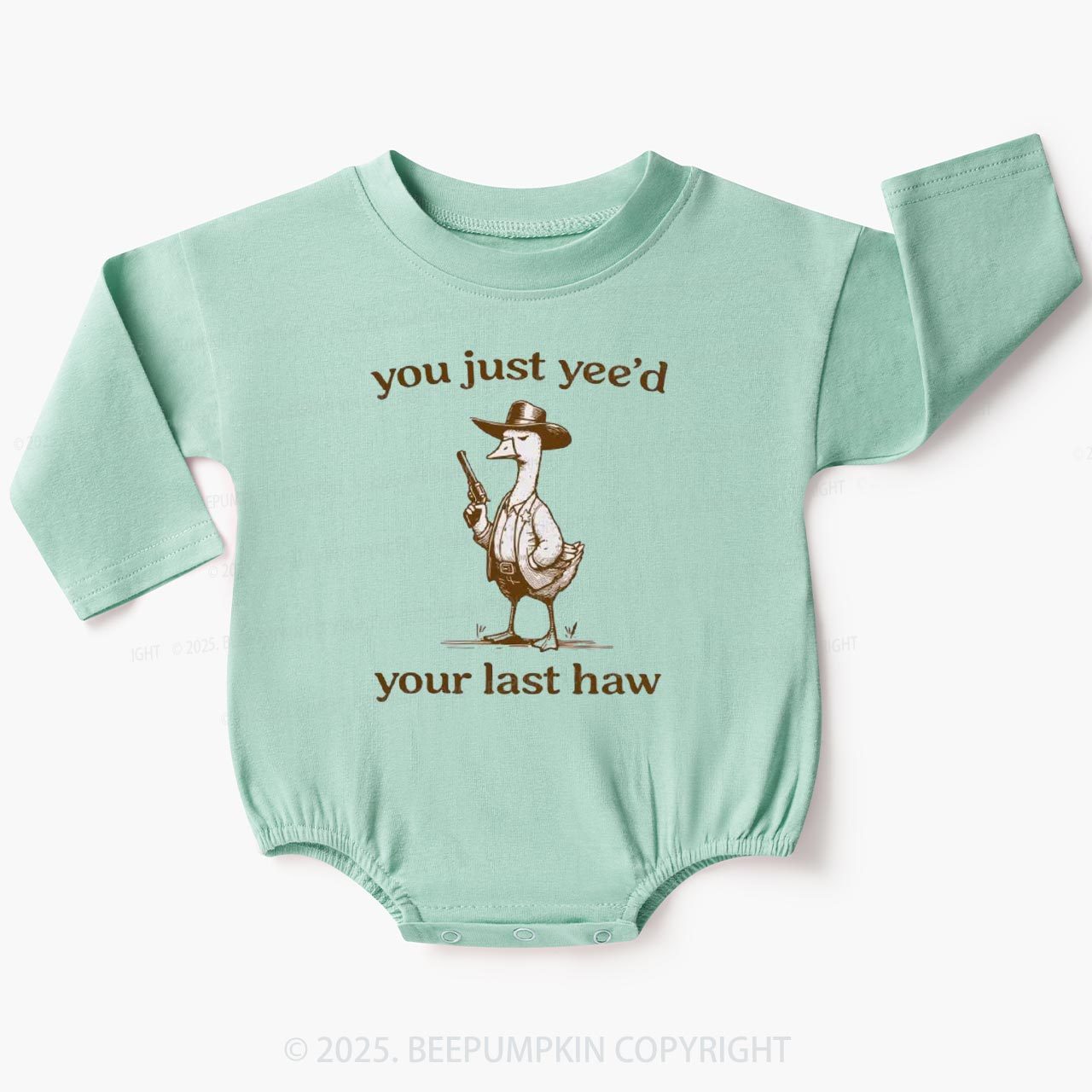 You Just Yee‘d Your Last Haw Baby Bubble Romper Beepumpkin