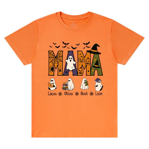 Personalized Mimi And Little Ghost Halloween T-Shirts Beepumpkin