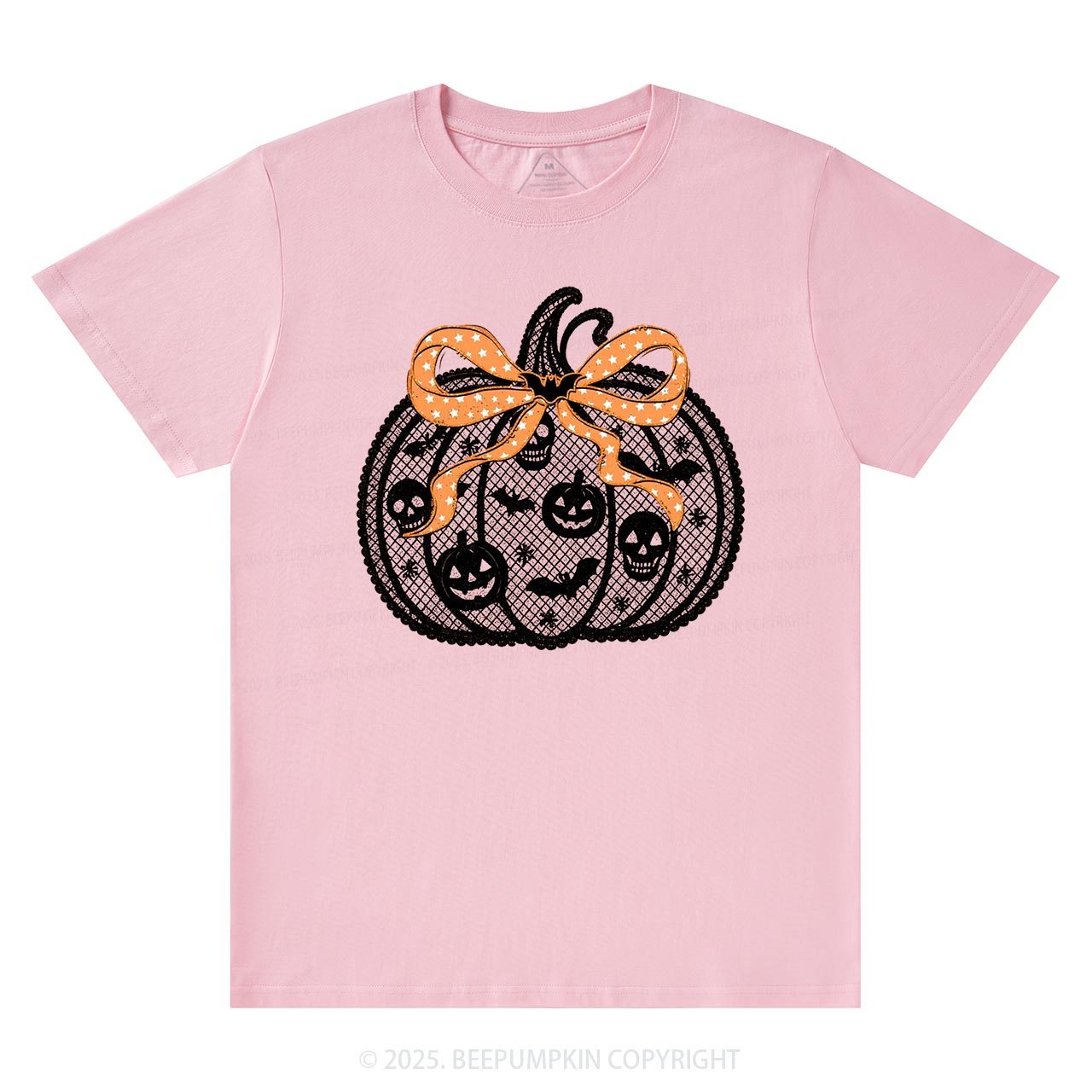 Black Lace pumpkin Halloween T-Shirts Beepumpkin