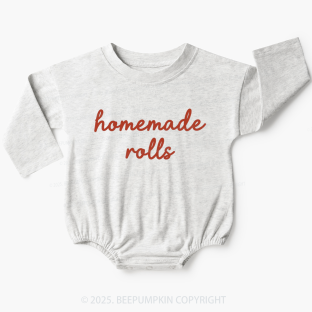Homemade Rolls Baby Bubble Romper Beepumpkin